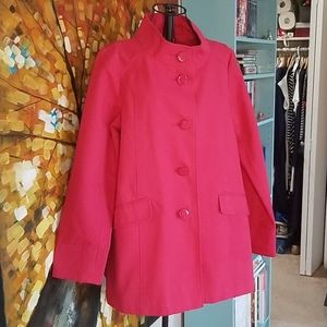 Joe red overcoat